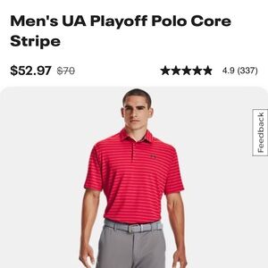 Under armour golf shirt